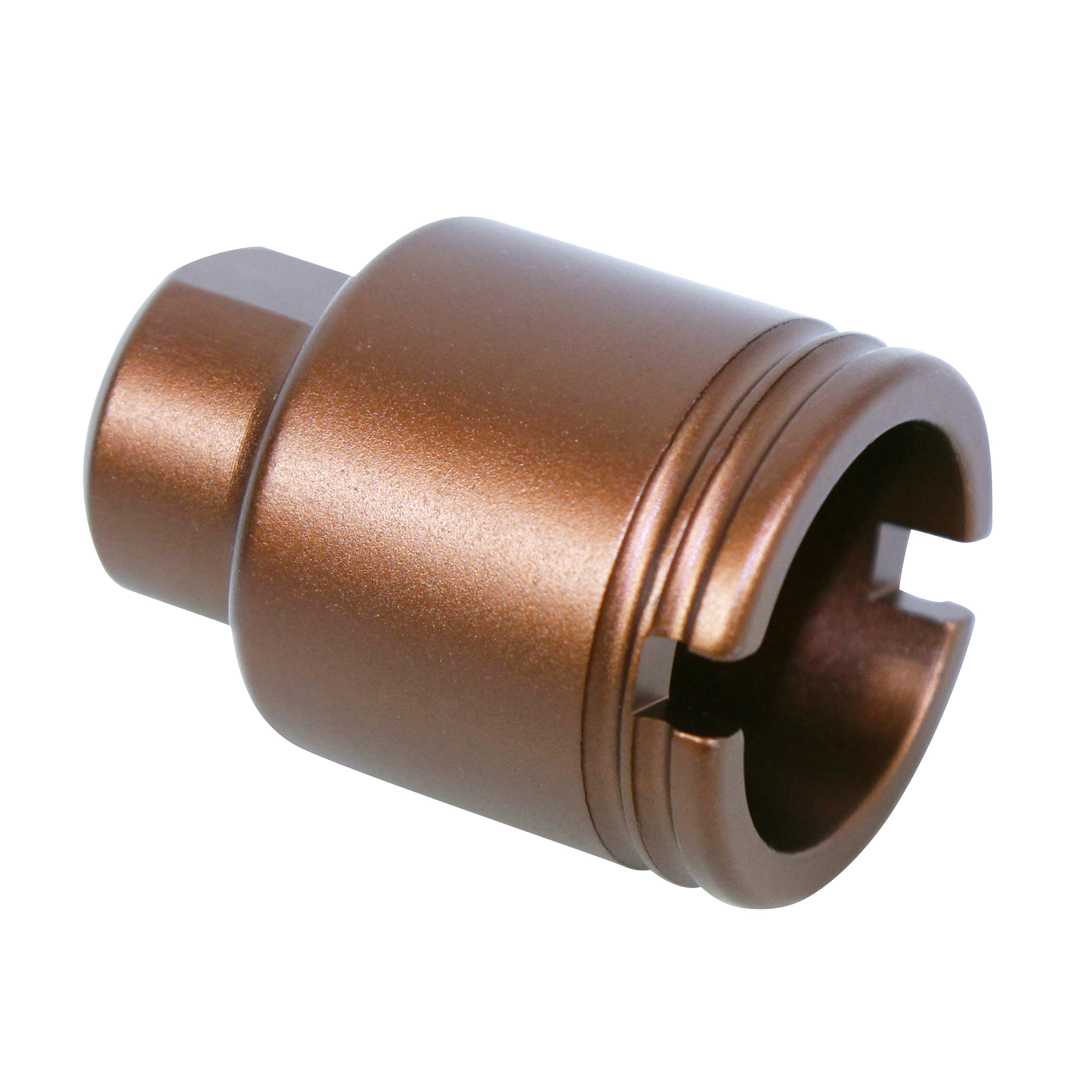 AR-15 Stubby Slim Compact Flash Can (Anodized Bronze)