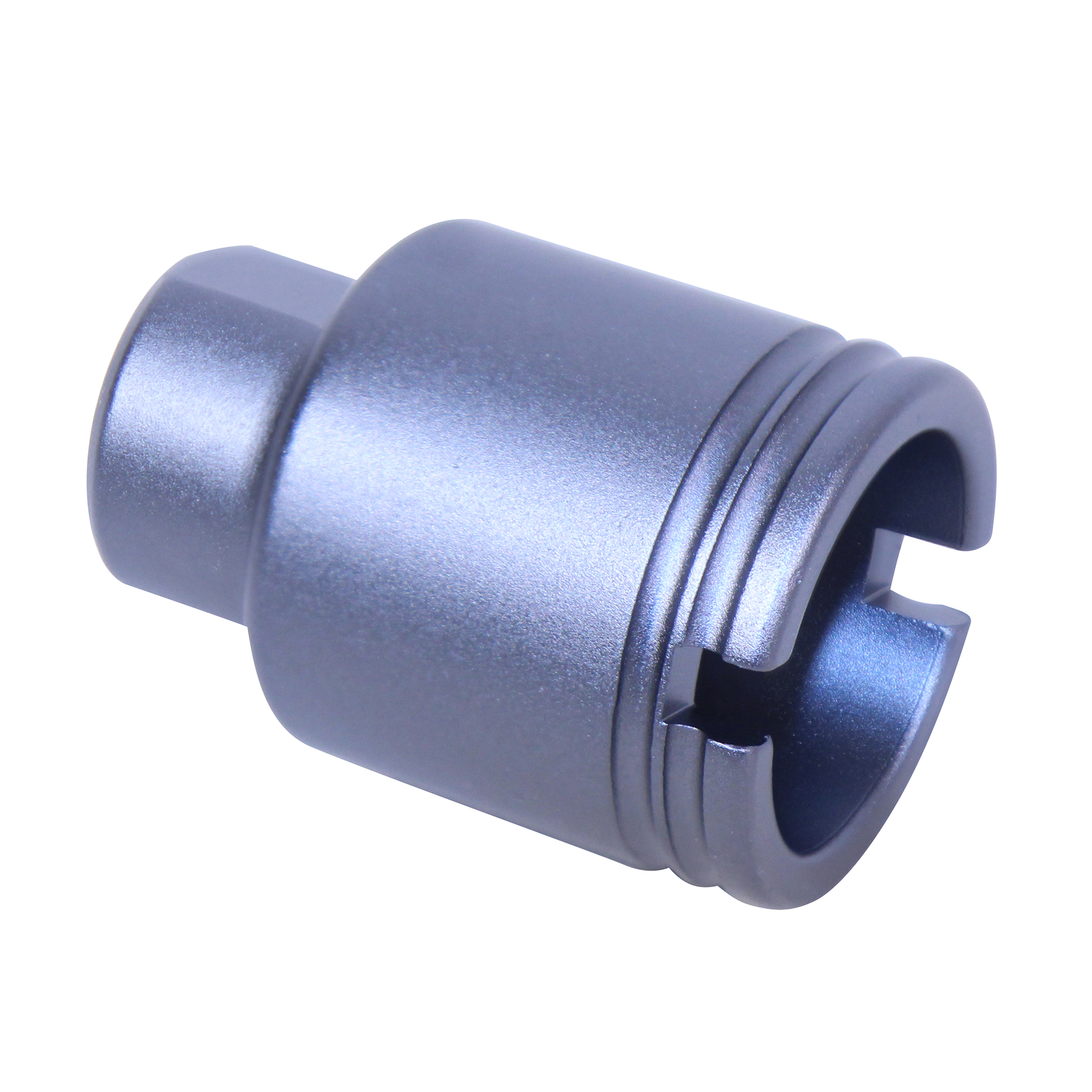 AR-15 Stubby Slim Compact Flash Can (Anodized Grey)
