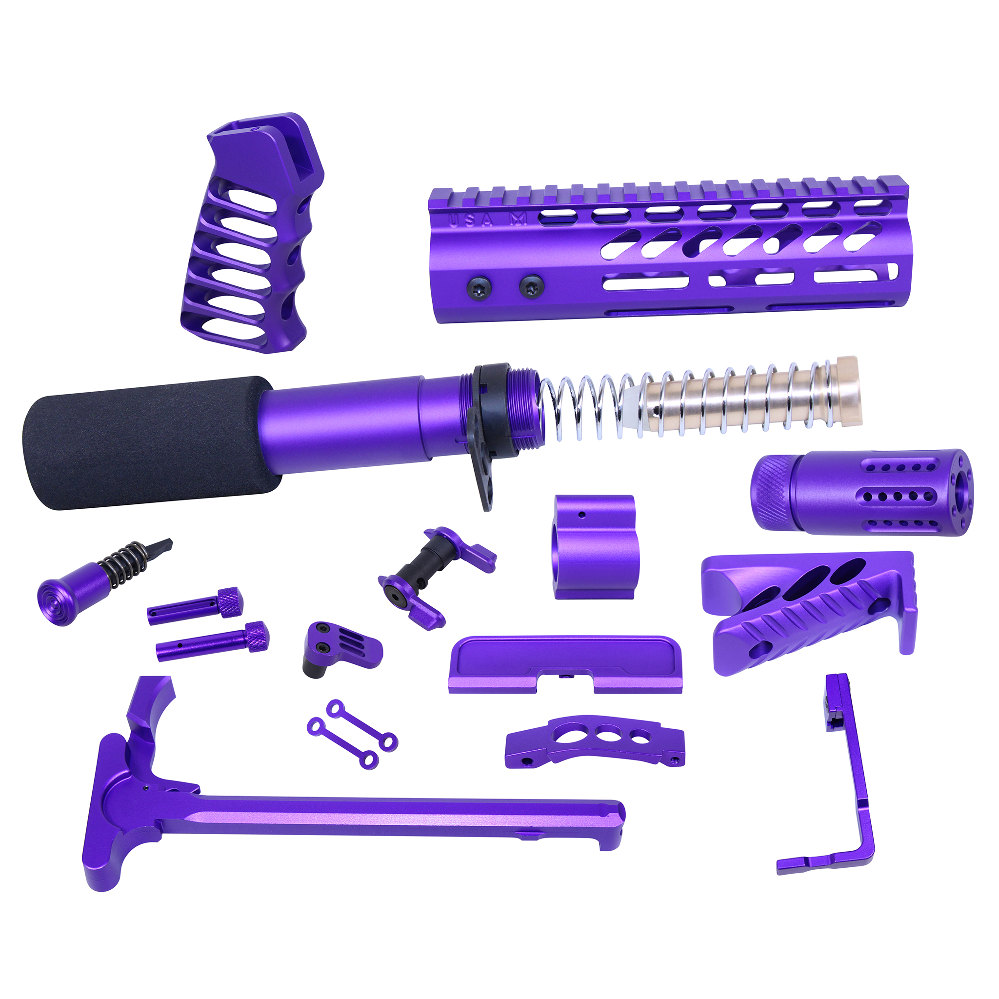 AR-15 Ultimate Pistol Kit (Anodized Royal Purple)