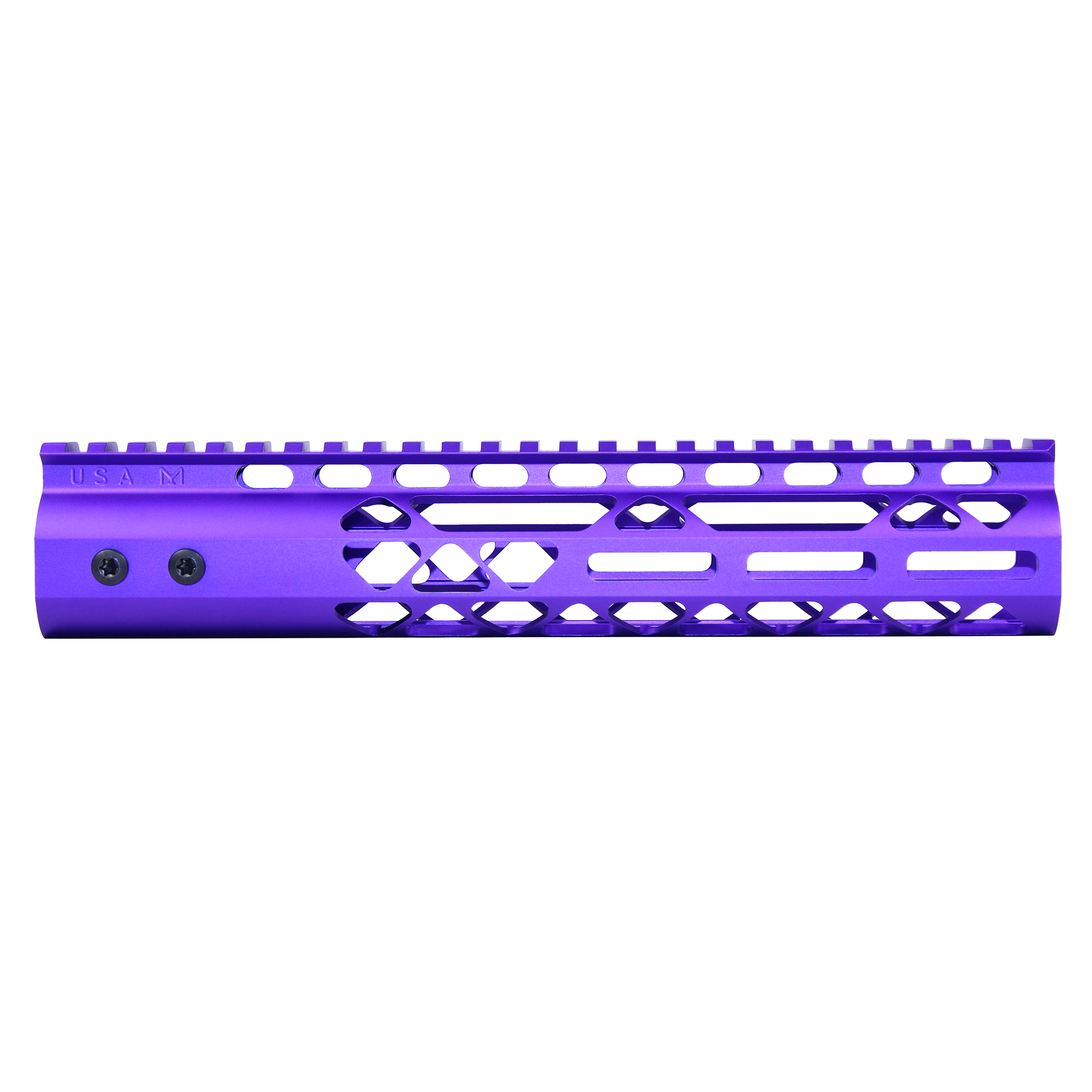 10" Air Lite M-LOK Free Floating Handguard With Monolithic Top Rail (Anodized Royal Purple)
