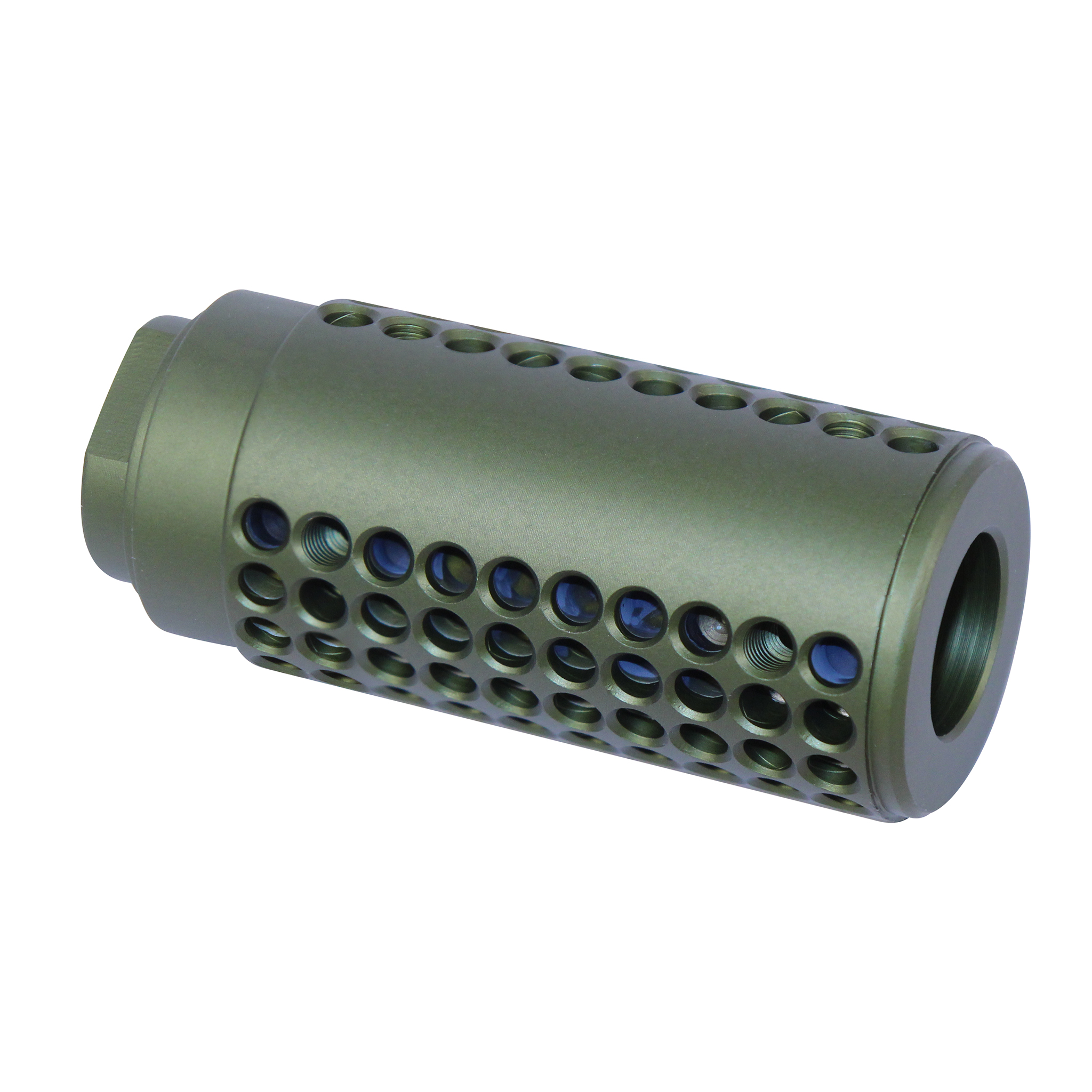 AR-15 Micro Over Socom Style Fake Suppressor (Gen 2) (Anodized Green)